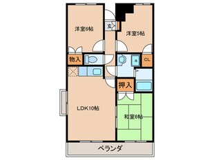 ウイングヒルズ羽曳野の物件間取画像